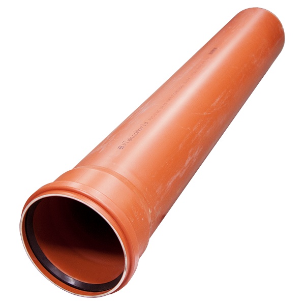 Teava PVC pentru canalizare SN4 d160х4 0x3000mm oranj Tehno World